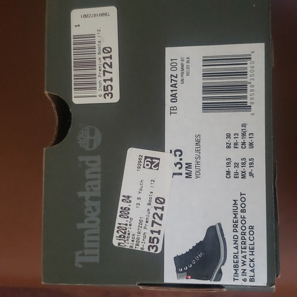 Timberland Premium 6 IN Waterproof Boot (youths)